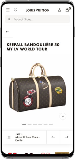 Louis Vuitton My LV World Tour Keepall Bandouliere 50 Travel Bag