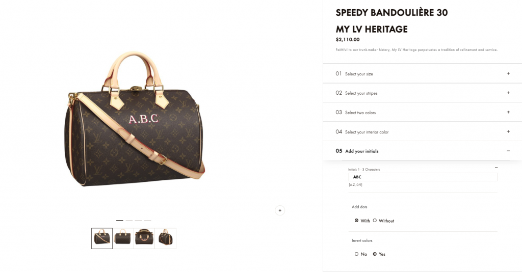 Speedy Bandoulière 25 My LV Heritage Monogram - Women - Personalization