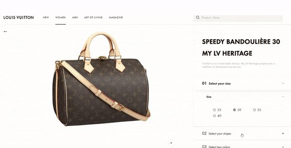 Louis Vuitton Luxury Handbag Personalization